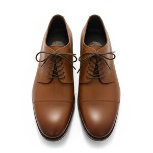 Cole Haan Tan Leather Oxfords